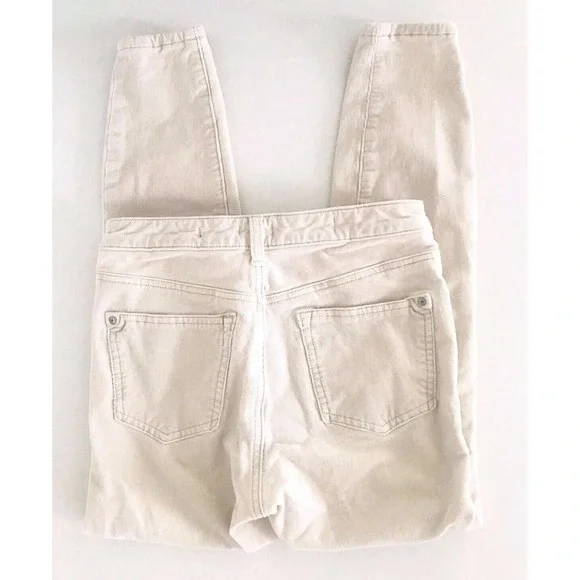 Anthropologie | Pilcro High Rise Skinny Womens Size 26 Beige Tan Corduroy Pants - Picture 3 of 12